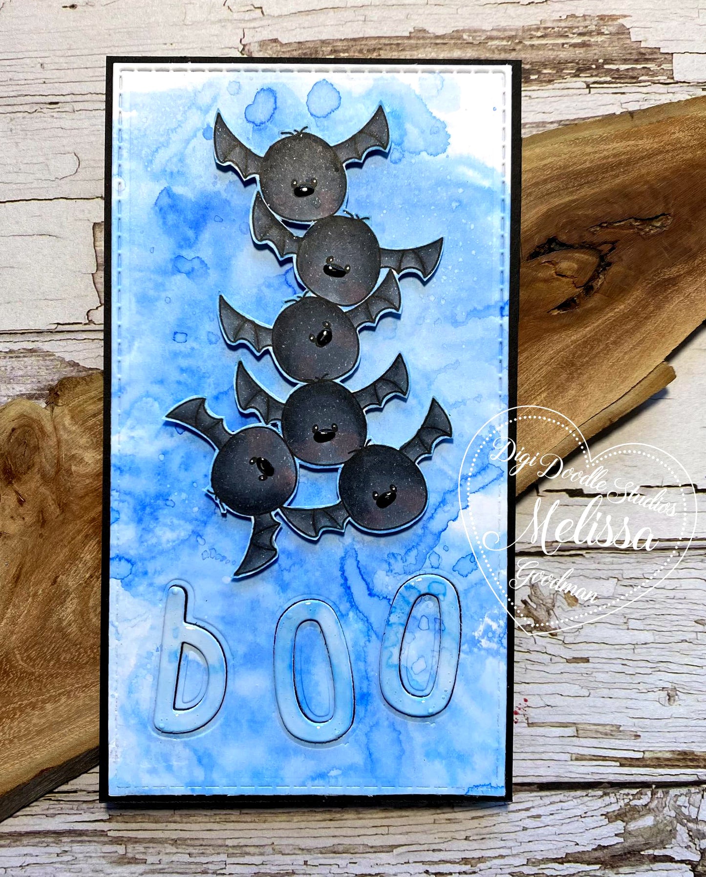 Going Batty Halloween Digi Stamp