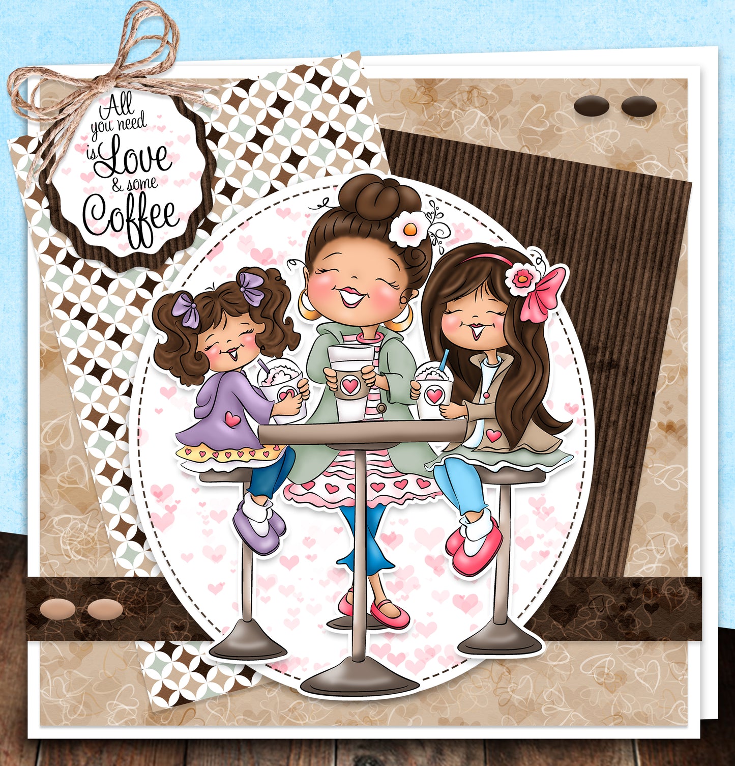 Carolina's Coffee Break Digi Stamp