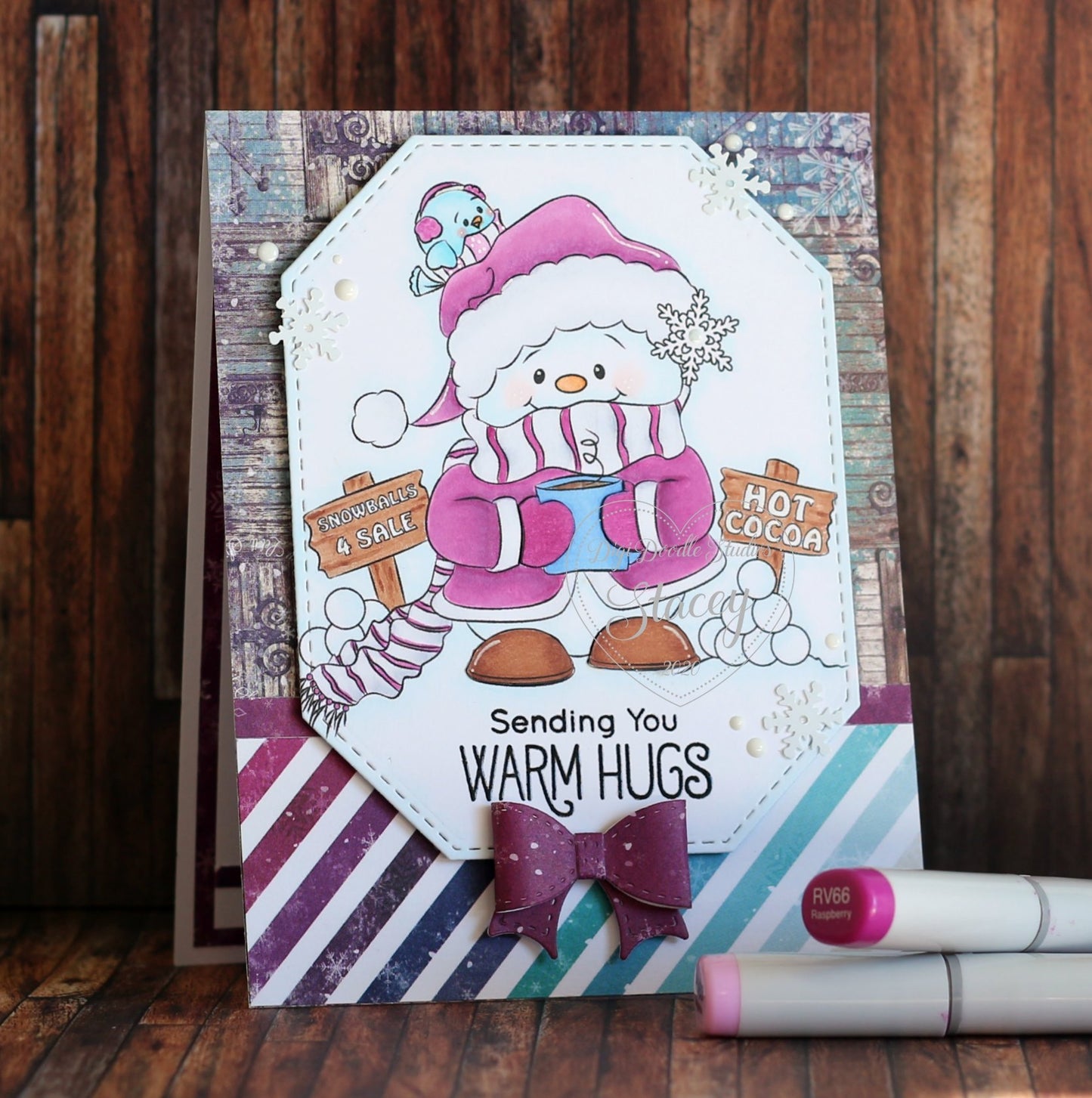 Cocoa's Snowballs For Sale Digi Stamp