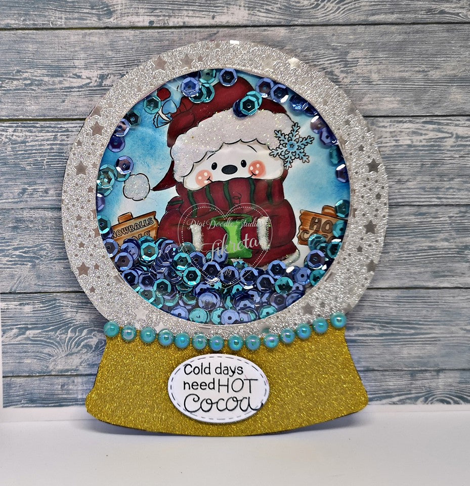 Cocoa's Snowballs For Sale Digi Stamp