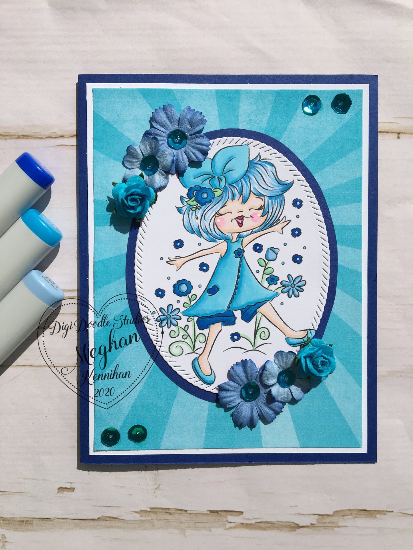 Cynthia BlueBell Digi Stamp