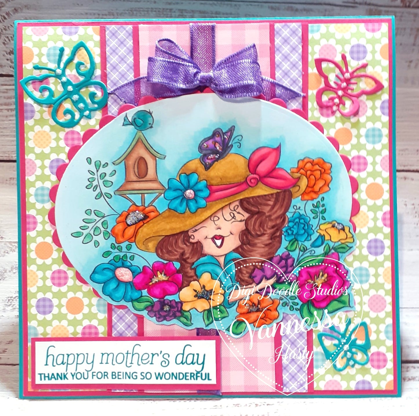 Dahlia's Blooms Digi Stamp