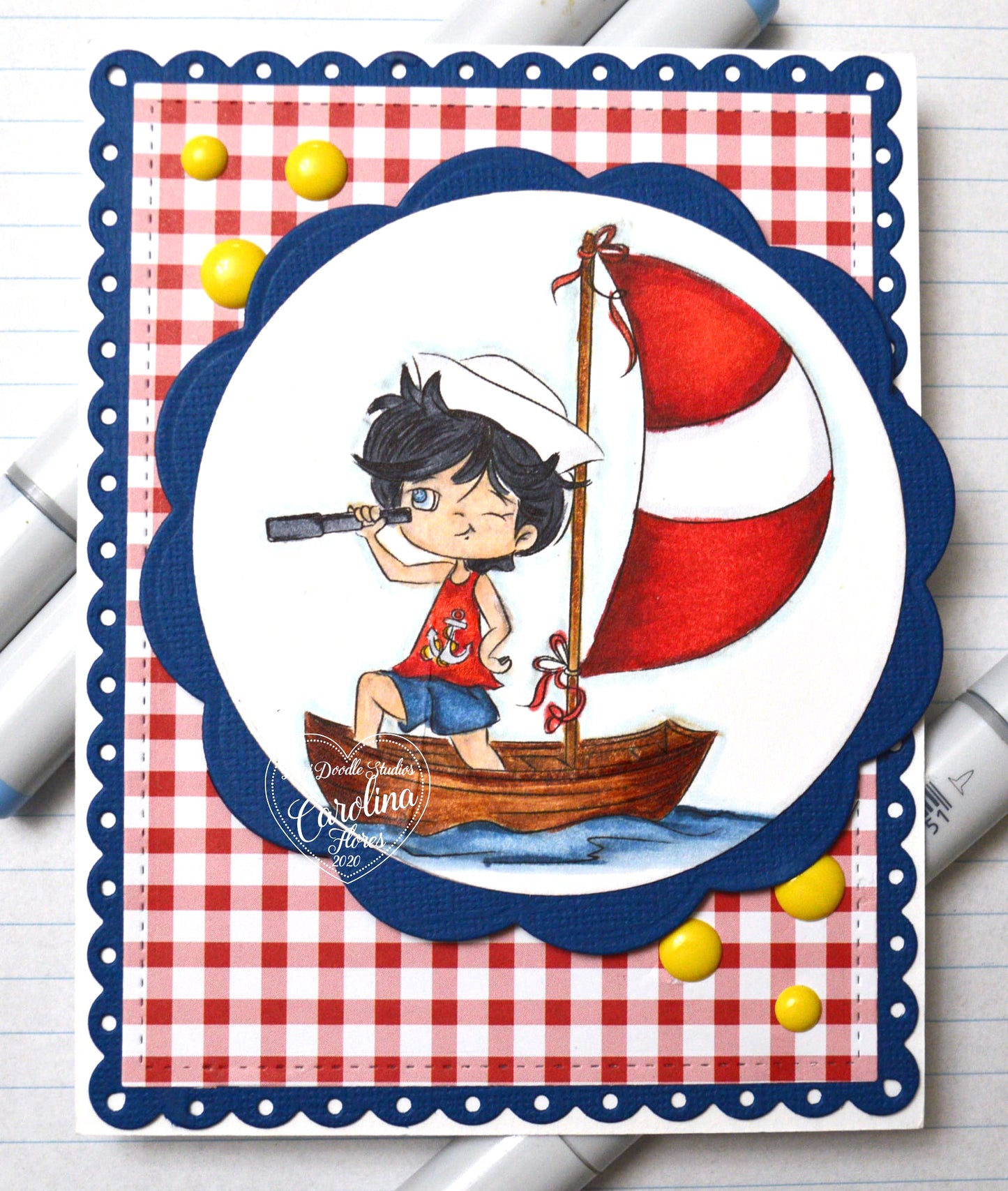 Davie Sailor Boy Digi Stamp