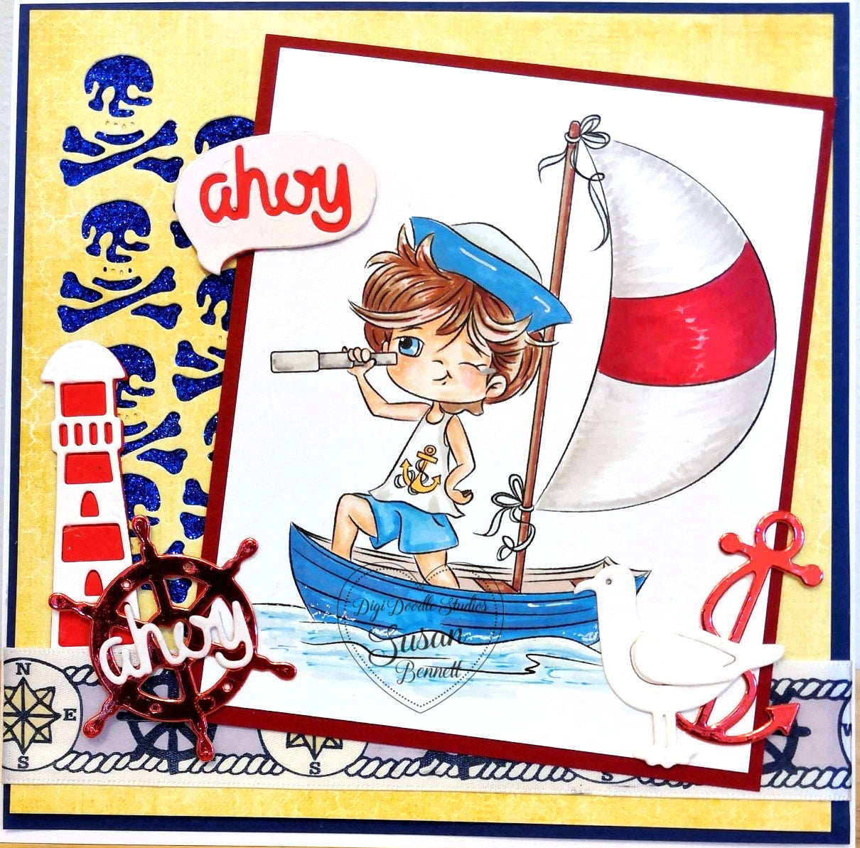 Davie Sailor Boy Digi Stamp