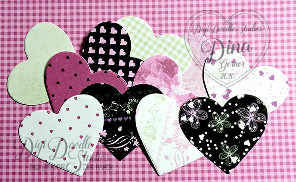 Love In The Air Digi Doodles Digi Paper Pack