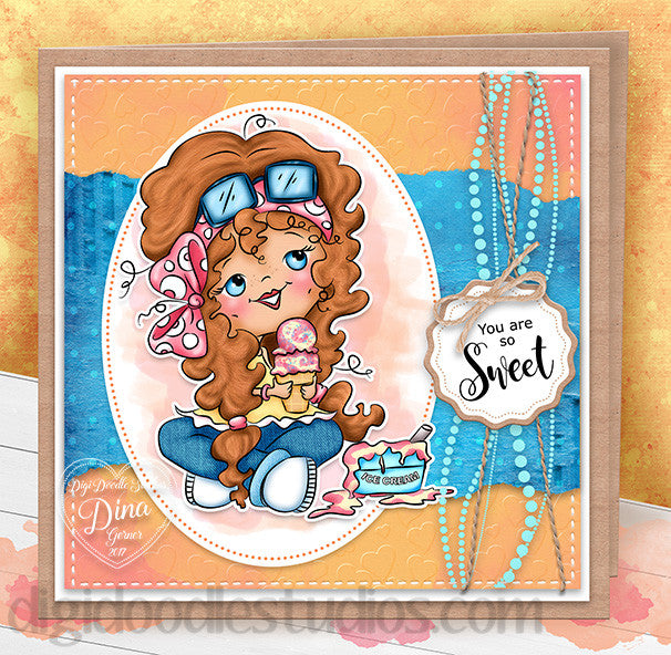 Dottie Two Scoops Digi Stamp