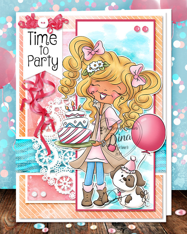 Franci and Bosco Birthday Digi Stamp