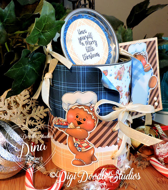 Jacks Ginger Cookie Baker Digi Stamp