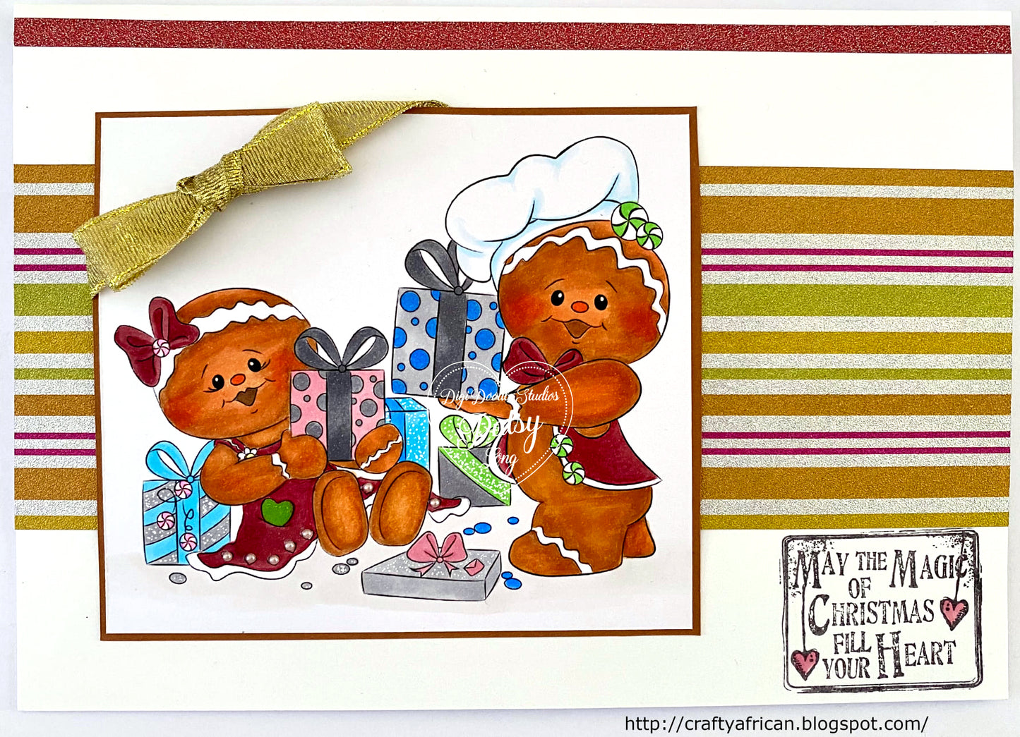 Jacks Ginger & Ginger Spice's Christmas Day Digi Stamp