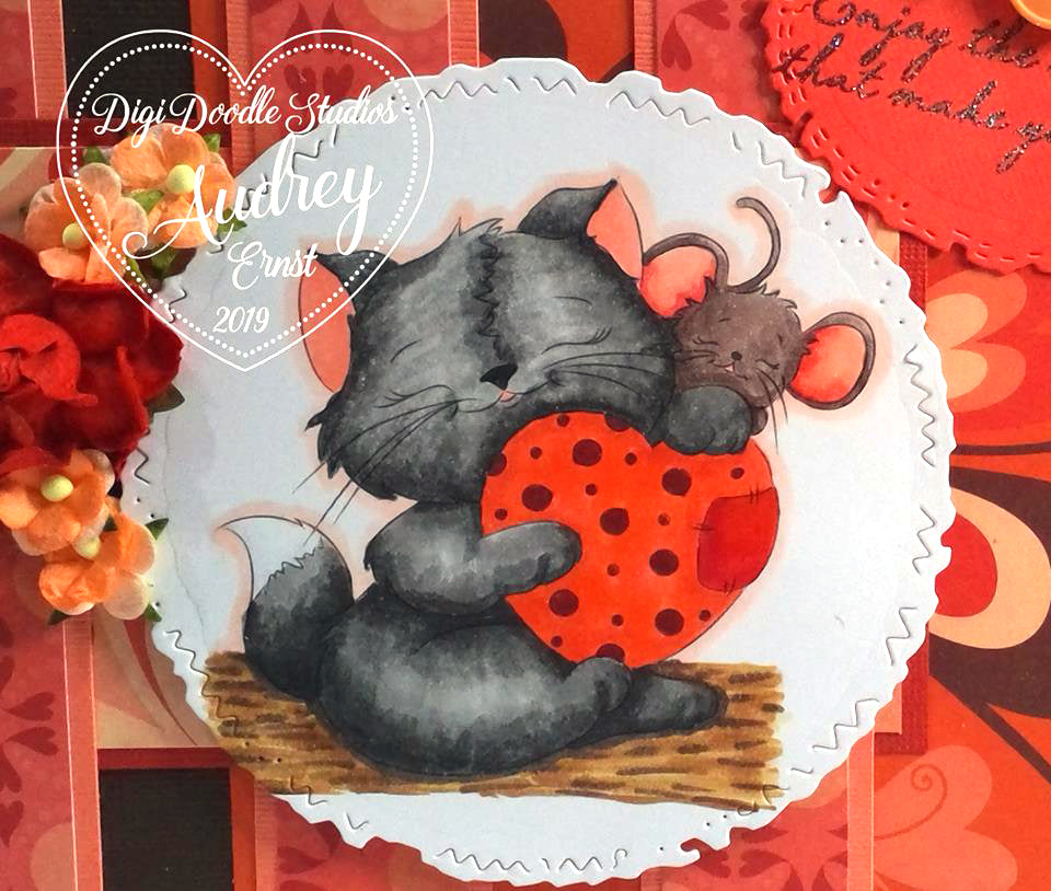 Gracie & Nibbles Digi Stamp
