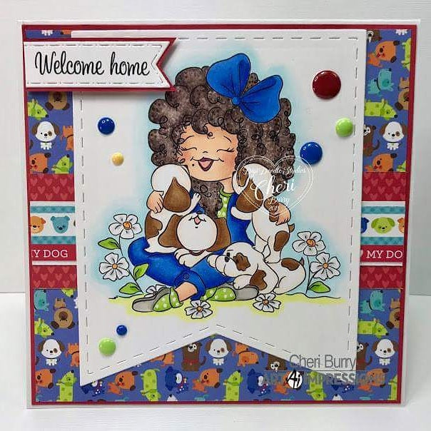 Puppy Love Digi Stamp