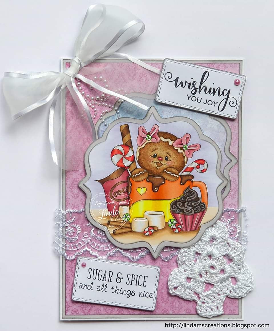 Ginger Spice Cocoa Mug Digi Stamp