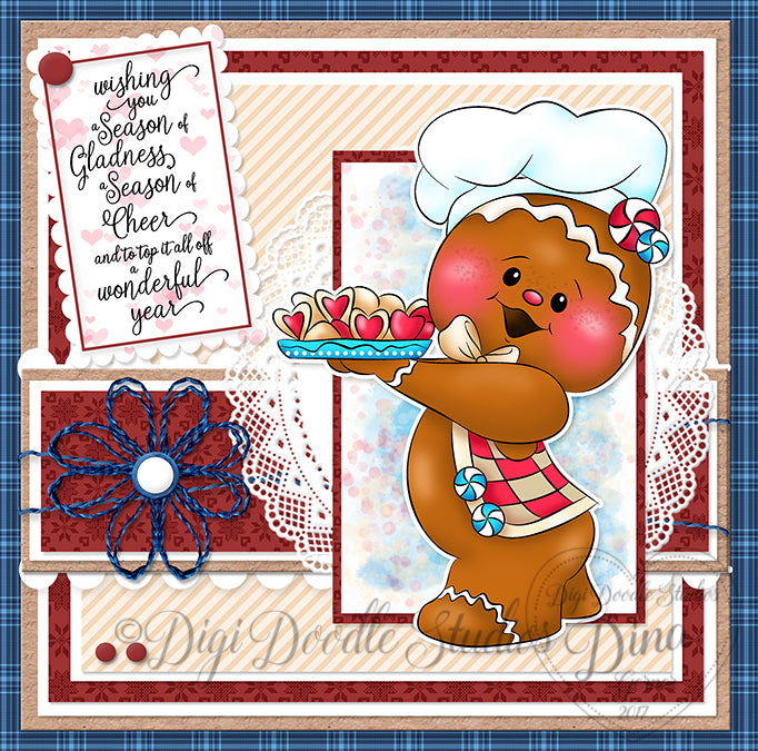 Jacks Ginger Cookie Baker Digi Stamp