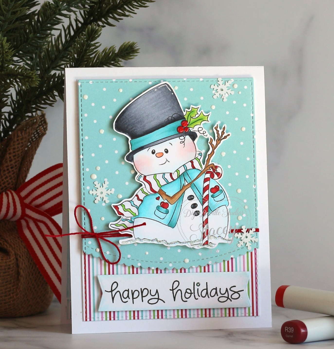 Joe Frost Snowman Digi Stamp