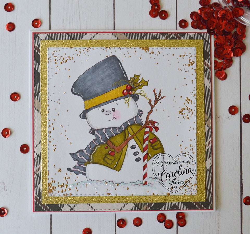 Joe Frost Snowman Digi Stamp