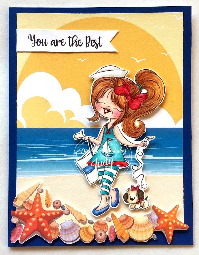 Laine and Sandy Digi Stamp