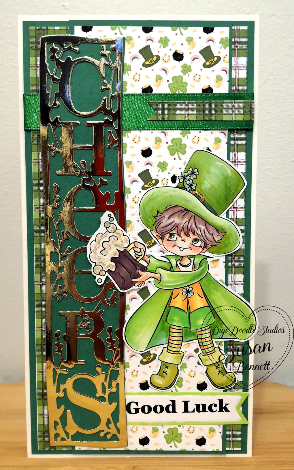 Lewy Leprechaun Digi Stamp