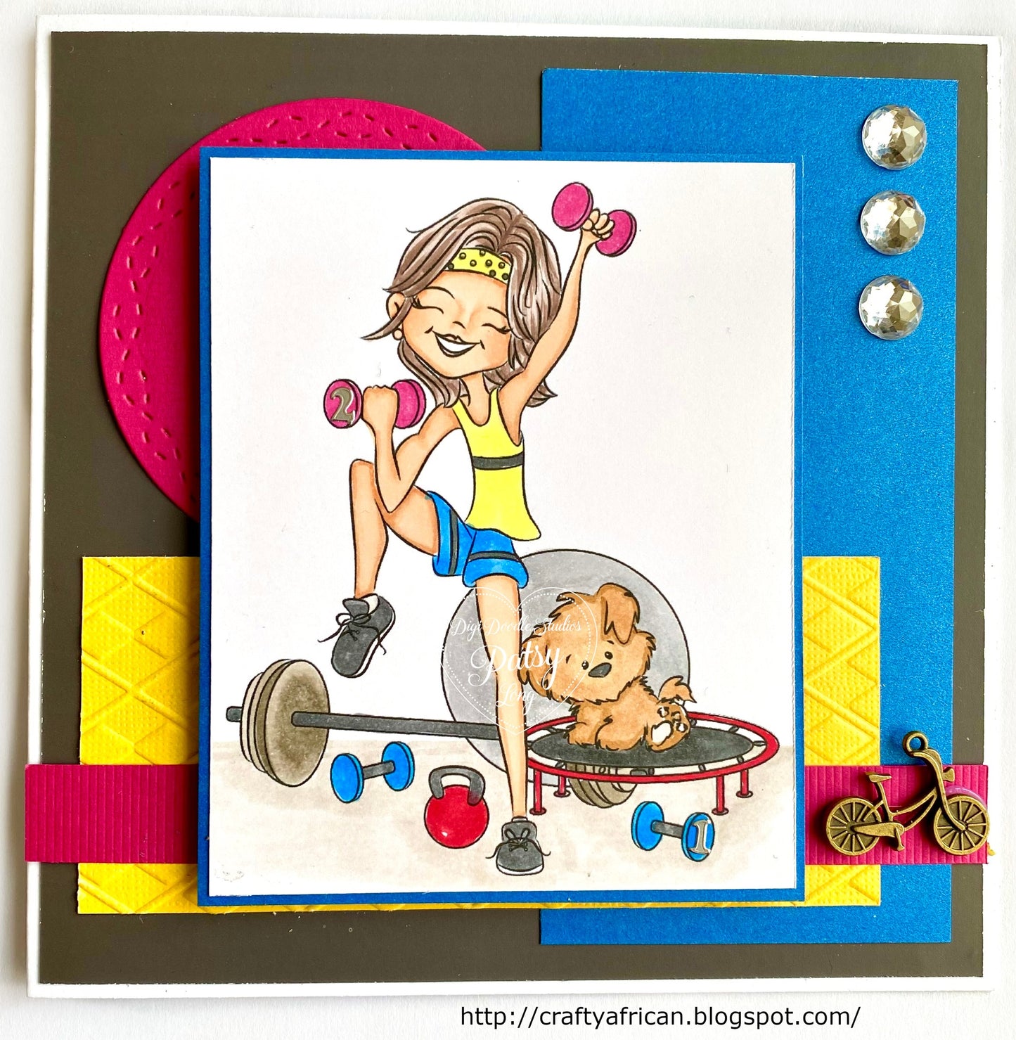 Meghan and Maddie Get Fit Digi Stamp