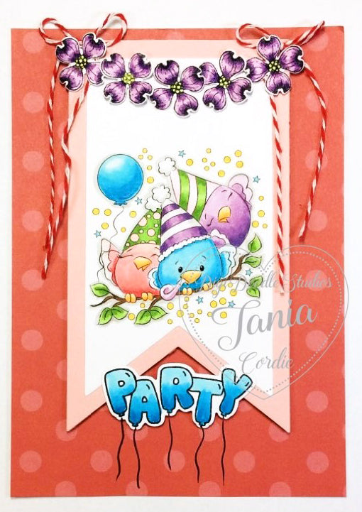 Party Birds Digi Stamps