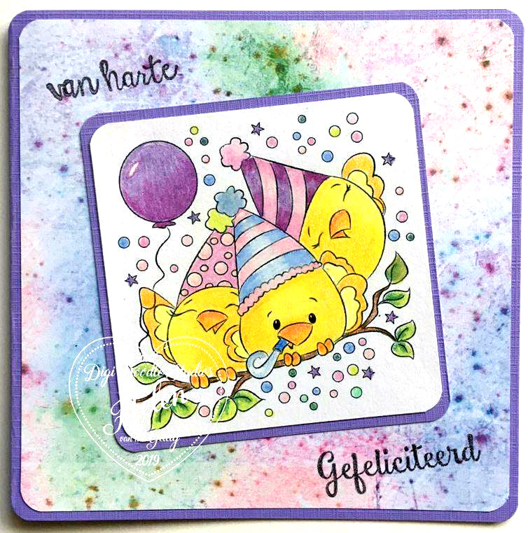 Party Birds Digi Stamps