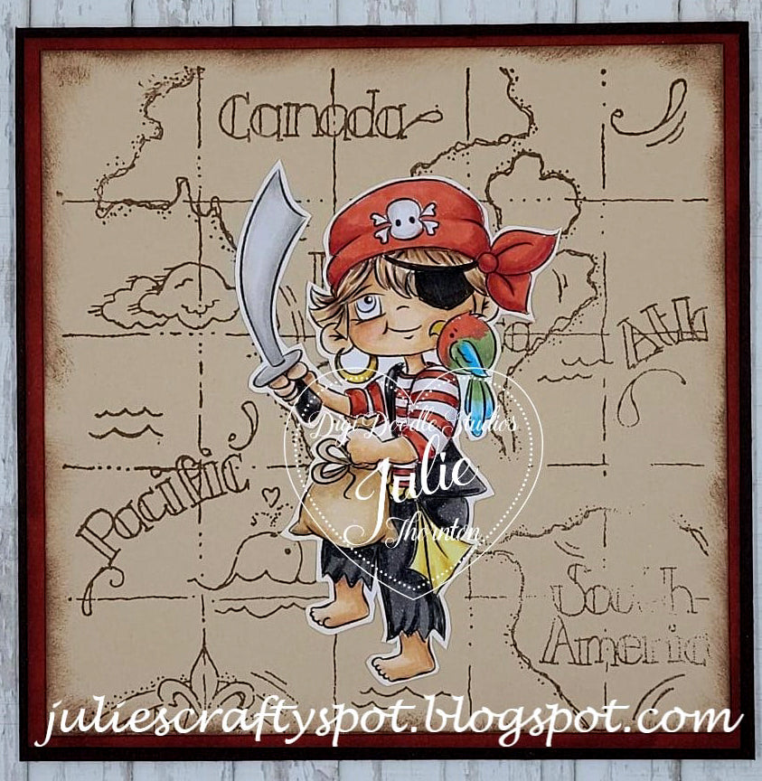 Pauly Pirate Digi Stamp