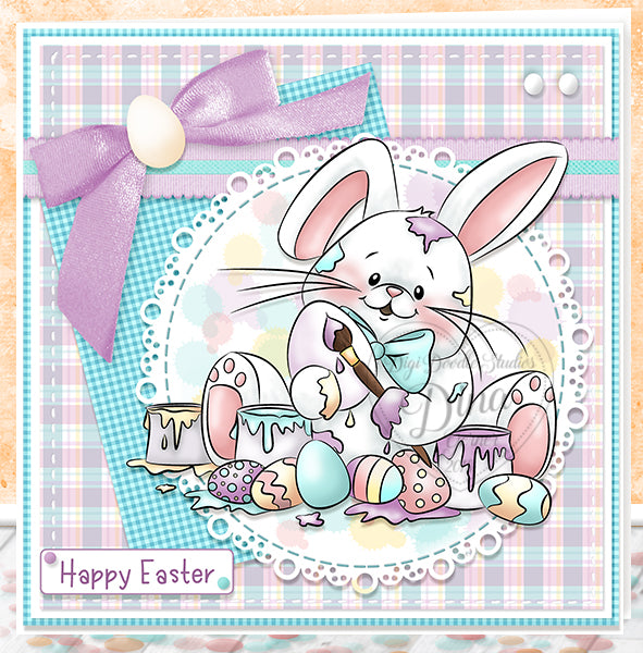 Digi Doodles Spring Gingham Digi Paper