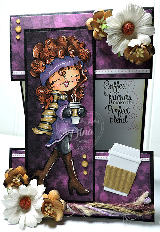 Pumpkin Spice Girl Digi Stamp