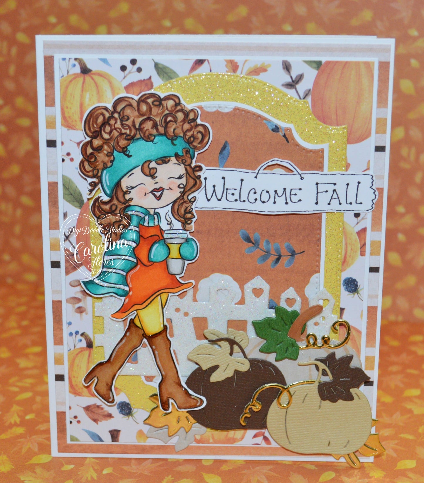 Pumpkin Spice Girl Digi Stamp