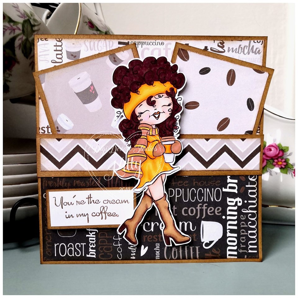 Pumpkin Spice Girl Digi Stamp