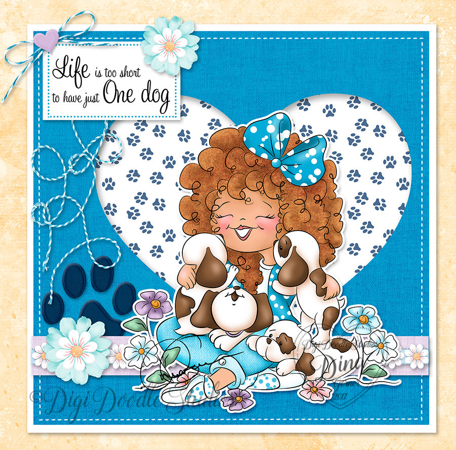 Puppy Love Digi Stamp