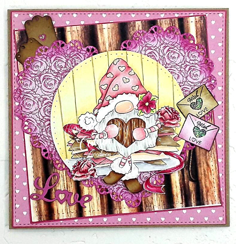 Romy Love Gnome Digi Stamp