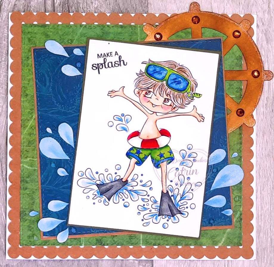 Splashin Ryan Digi Stamp
