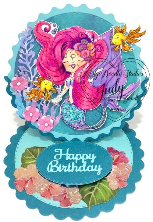 Sequana Mermaid Digi Stamp