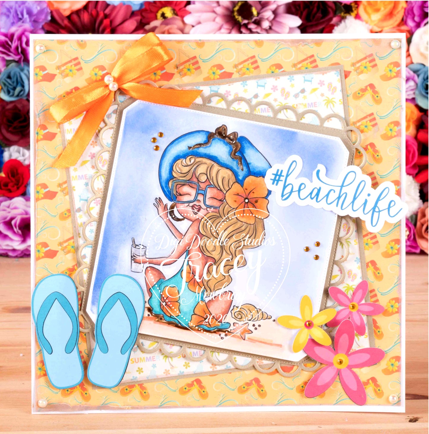 Stormi Vega Beach Girl Digi Stamp