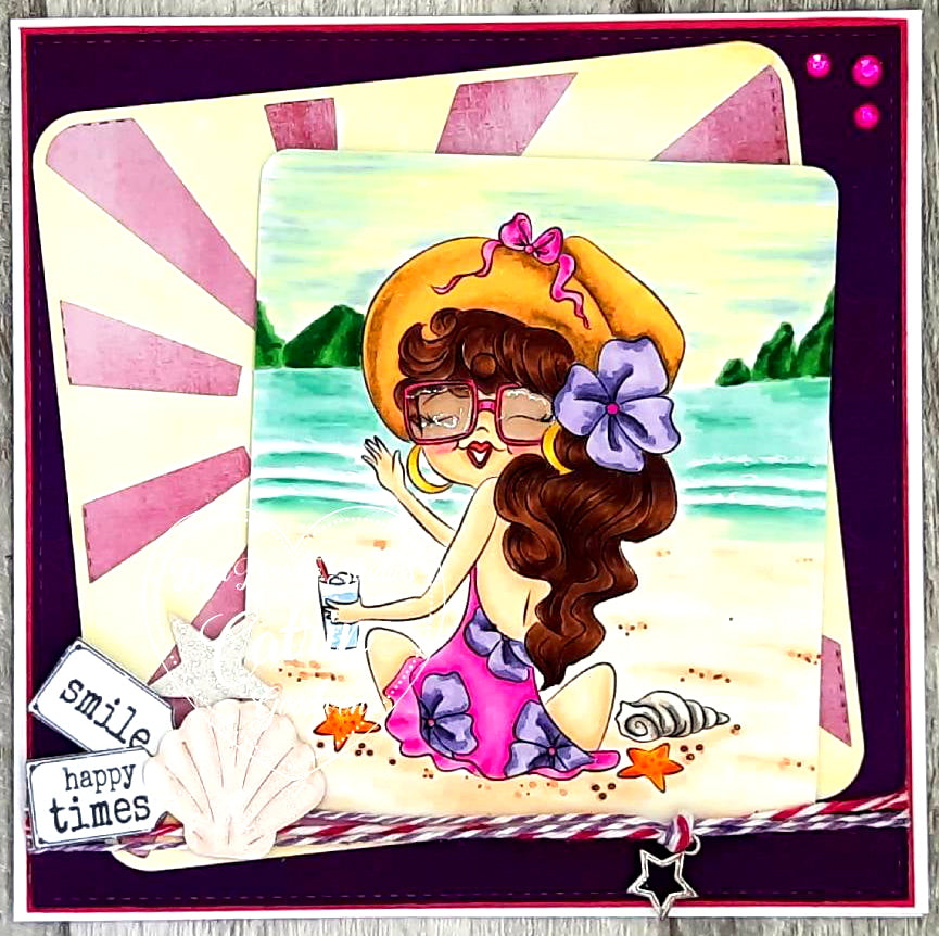 Stormi Vega Beach Girl Digi Stamp