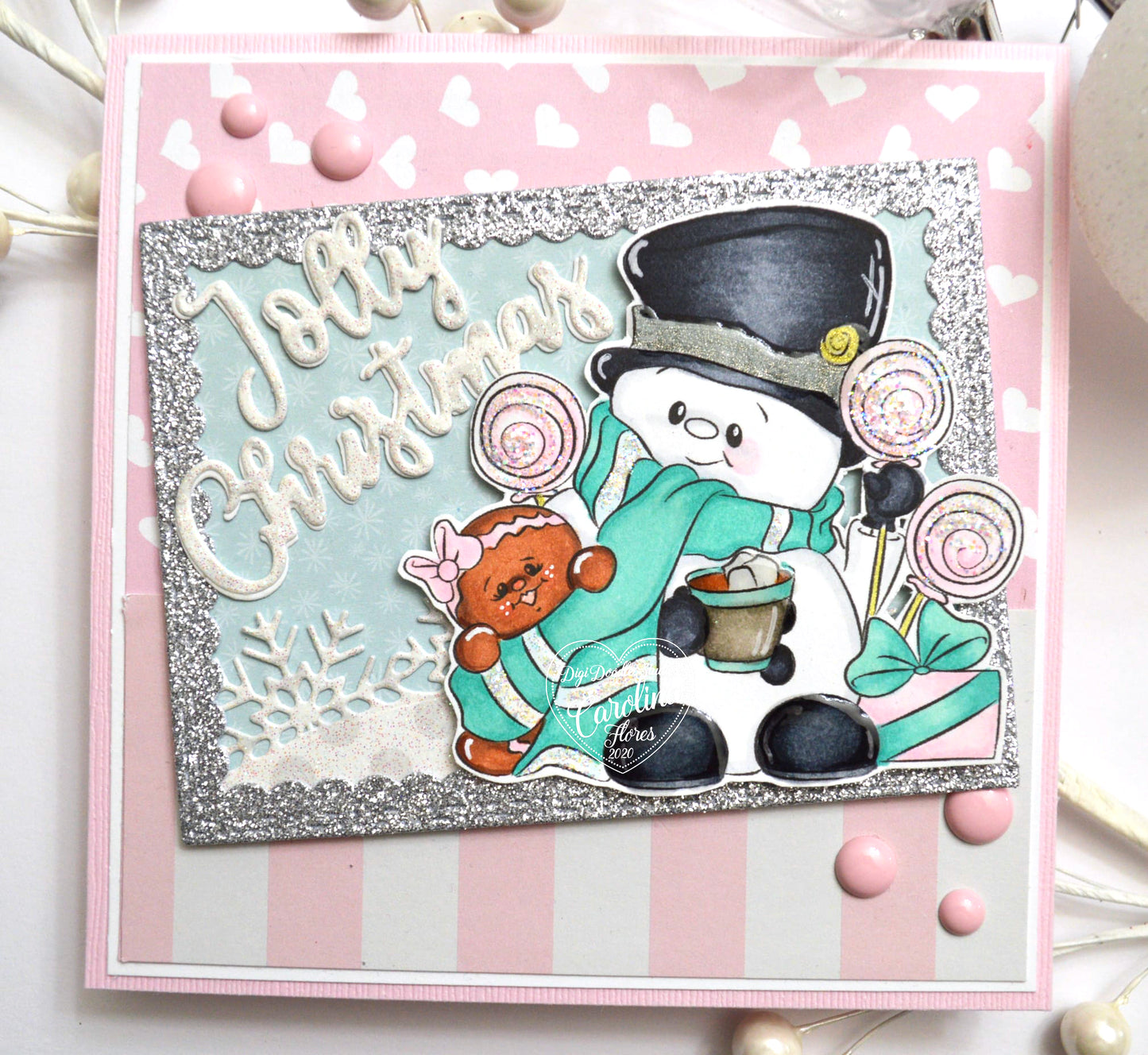 Sweet Freddie Frost Snowman Digi Stamp