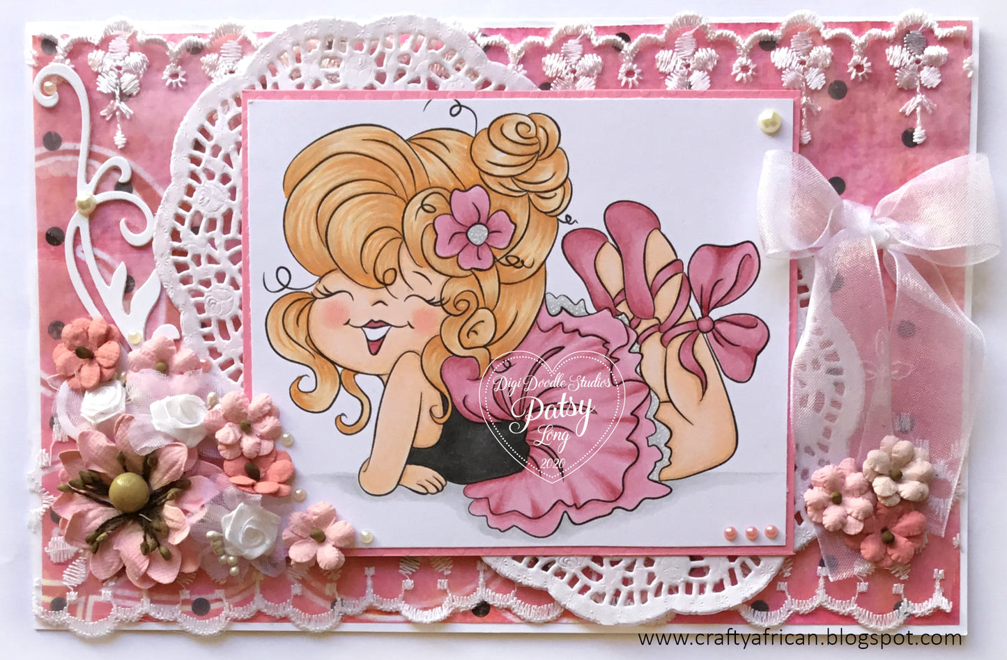 Sylvie Ballerina Digi Stamp
