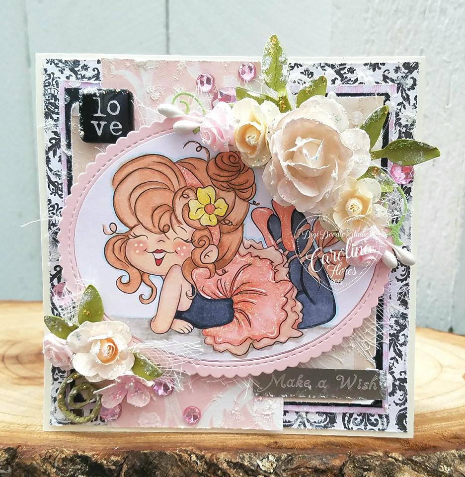 Sylvie Ballerina Digi Stamp