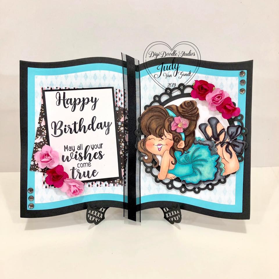 Sylvie Ballerina Digi Stamp