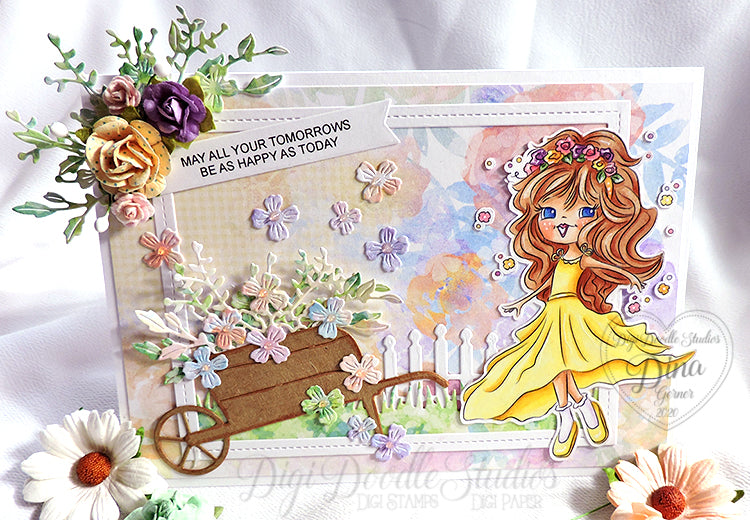 Yasmin Twirl Digi Stamp