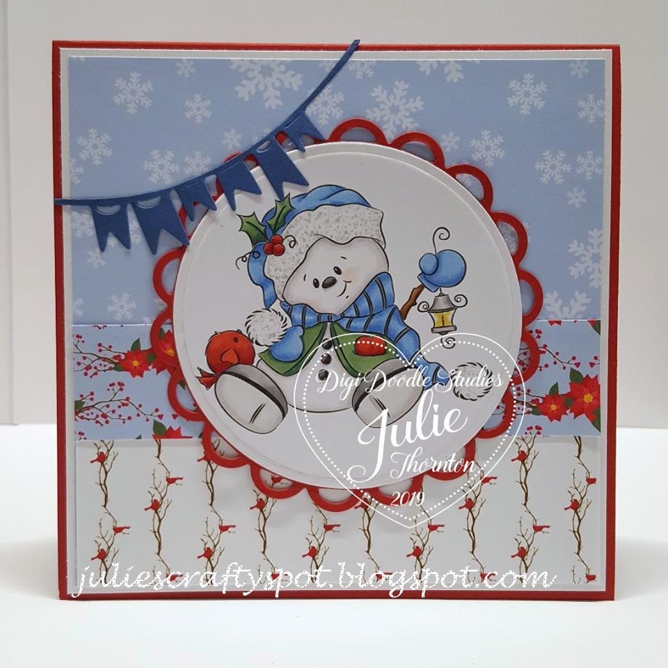 Blizzy Snowman Digi Stamp