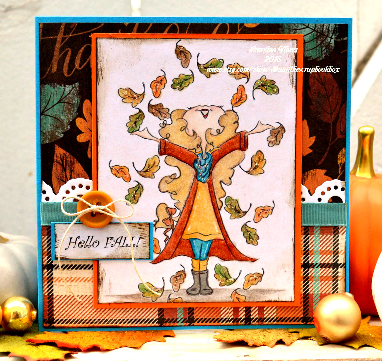 Heidi Autumn Digi Stamp