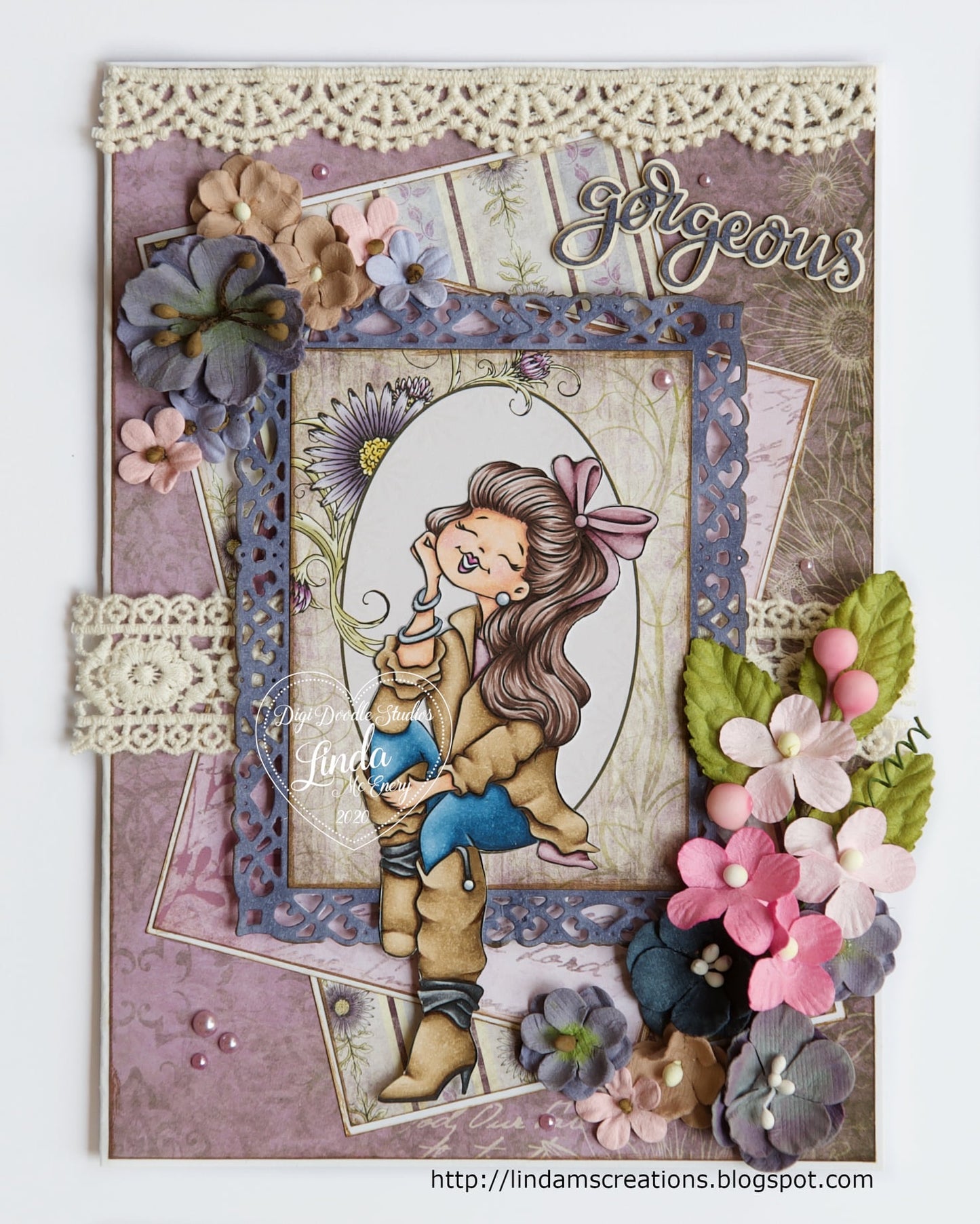 Mindy's New Boots Digi Stamp