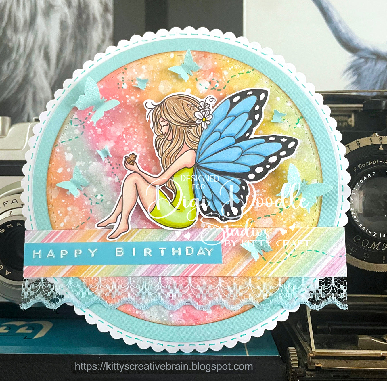 Aisla Butterfly Fairy Digi Stamp