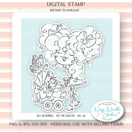 Baby Love Digi Stamp