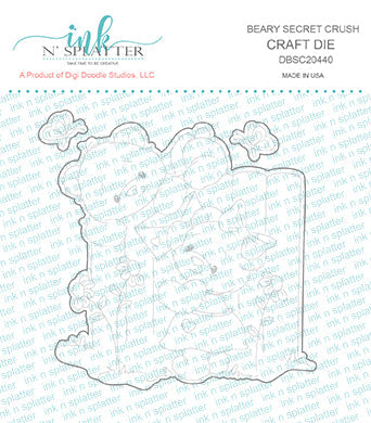 Beary Secret Crush Die Set