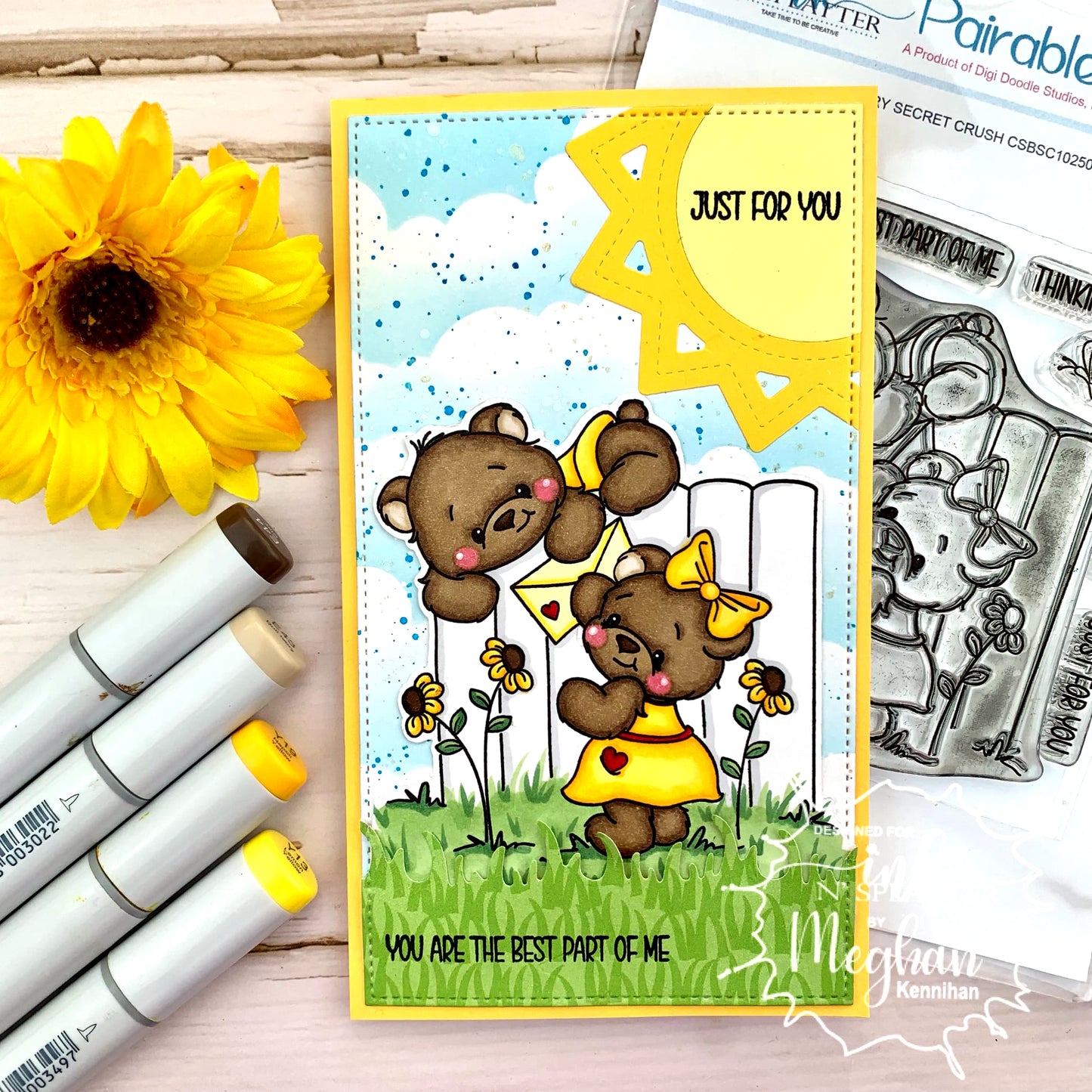 Beary Secret Crush Stamp Set