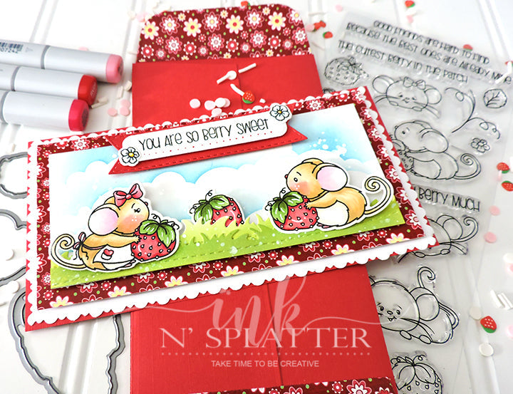 Strawberry Fields Digi Doodles 6x6 Digi Paper Pack
