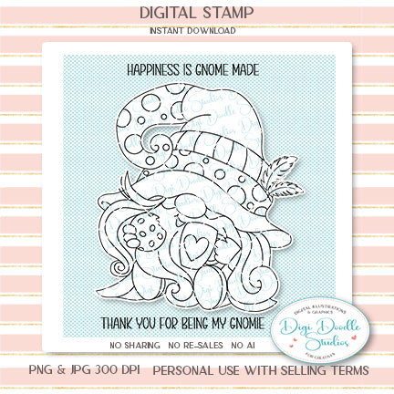 Calder Cookie Gnome Digi Stamp