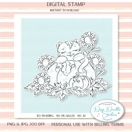 Callie's Pumpkin Patch Digi Stamp
